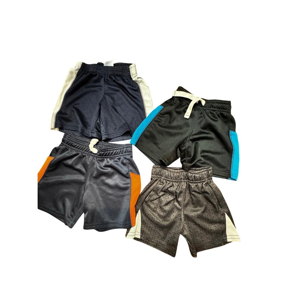 Used Boys Athletic Shorts Size 18 Months- great play shorts with flaws see pics